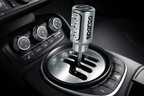 Sparco Racing Chrome Manual Gear Shift Knob – Universal Fit