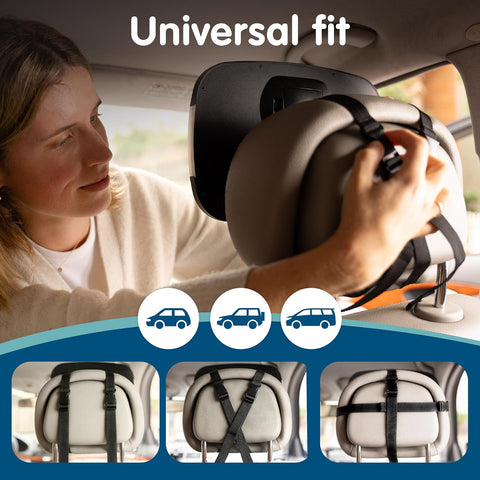 Onco LED Baby Car Mirror with Remote Control and Dual Light Modes