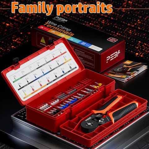 Ferrule Crimping Tool Kit 21 Sizes 0.08–10mm²