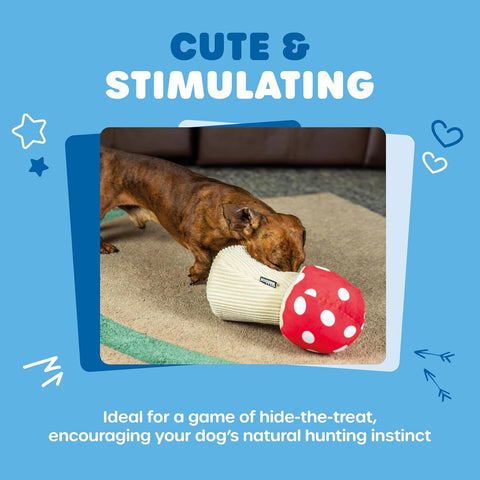 Webbox Basil the Badger & Mushroom House Dog Toy