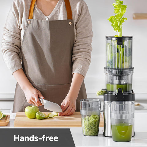 Cold Press Juicer Machine 126mm Large Chute Stainless Steel