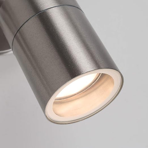 Modern LED outdoor twin wall spotlight 

