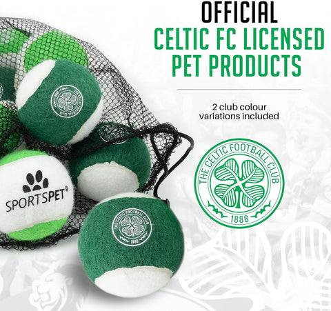 Squeaky Tennis Balls for Dogs 12 Pack with Mesh Bag 64mm