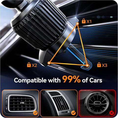 Auckly 15W Qi Wireless Car Charger Mount