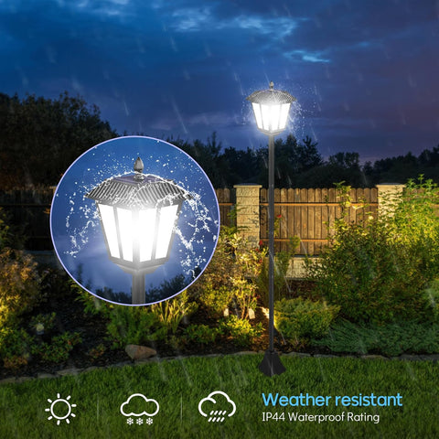1.8M Solar Lamp Post Outdoor Garden Light