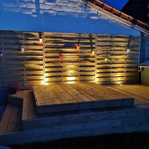 Outdoor Landscape Spotlights Outdoor Landscape Lights Ultra thin Round Buried Spotlight IP67 Waterproof Embedded Ground Light for Garden Courtyard Decoration Pathway Lighting Lawn and Outsid