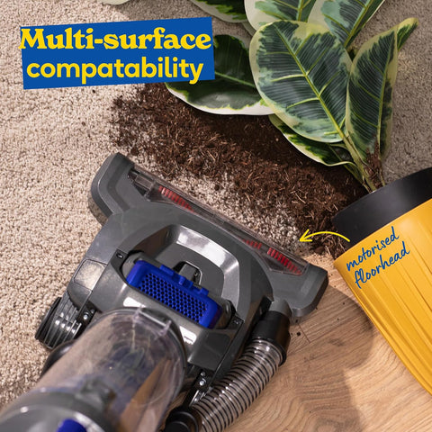 Russell Hobbs Athena2 Upright Vacuum Cleaner 400W 2L – Grey & Blue