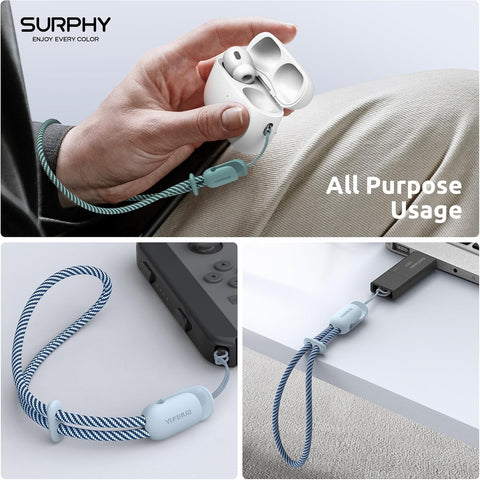 Phone Wrist Strap Lanyard Set – Adjustable Nylon (2 Pack)