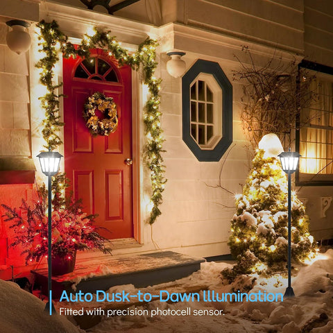 1.8M Solar Lamp Post Outdoor Garden Light