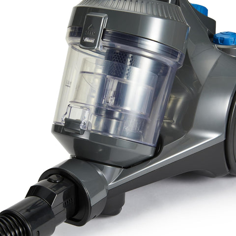 Amazon Basics 850W Bagless Cylinder Vacuum Cleaner – Lightweight 1.3L Compact Design with HEPA Filter & Multi-Surface Nozzle, Grey