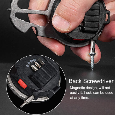 Keychain Light 7 Light Modes,500mAh Multifunctional Keychain Emergency Light,1000Lumens LED Torch Rechargeable,Portable Waterproof Keyring Work Light for Workshop Auto Repairing Emergency