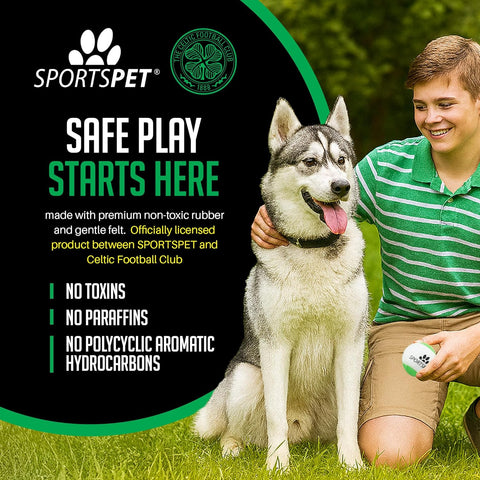 Squeaky Tennis Balls for Dogs 12 Pack with Mesh Bag 64mm