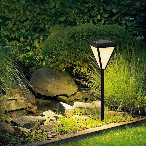 Pathway Lighting Solar Garden Lights, Solar Lights Outdoor Garden, Solar Powered Stake Lights, Path Lights for Patio Driveway Pathway Walkway Decoration