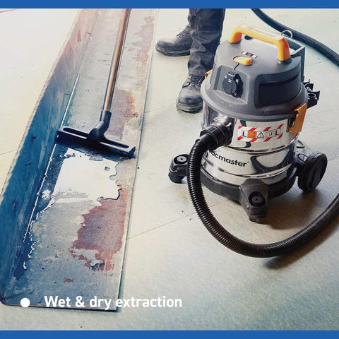 Vacmaster 20L Wet & Dry Industrial Vacuum Cleaner – 1600W Motor, Dual HEPA 13 Filtration, L-Class Dust Extractor – UK
