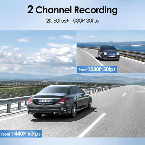 VIOFO A129 Plus Duo 2K Dual Dash Cam – Front & Rear WiFi GPS HDR