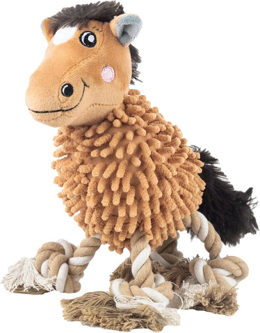 Peanut the Pony Plush Dog Toy – Soft, Squeaky & Durable