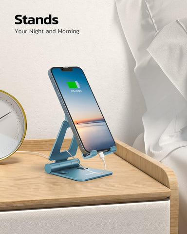 Nulaxy Foldable Phone Stand – Adjustable Desk Cradle Holder