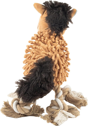 Peanut the Pony Plush Dog Toy – Soft, Squeaky & Durable