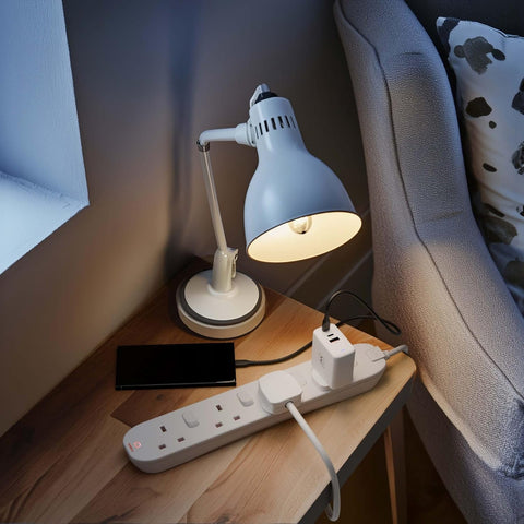 Four Socket Extension Lead with Individual Switches 2m