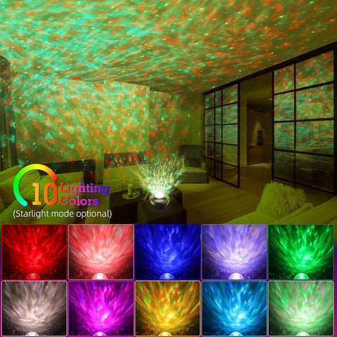 Fun and calming nightlight for kids, projecting stars on the walls.


