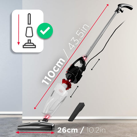 Duronic VC8 Upright Vacuum Cleaner 600W Lightweight