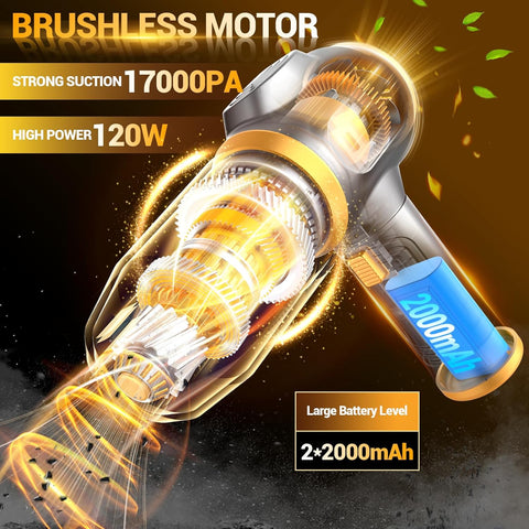 Portable Car Vacuum Cordless Handheld Cleaner
