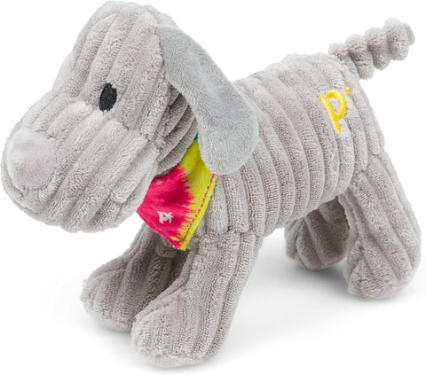 Fun Freddi Cord and Plush Puppy Dog Toy with Built-In Squeaker for Playtime, Chewing, Cuddling and Behavioural Enrichment