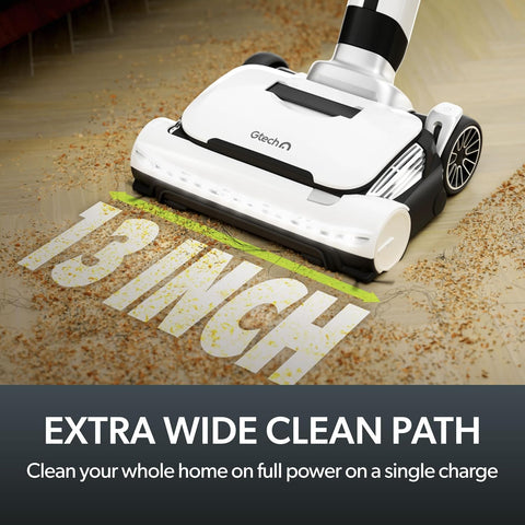 Gtech AirRAM 3 Cordless Vacuum Cleaner White/Purple Lightweight 60W