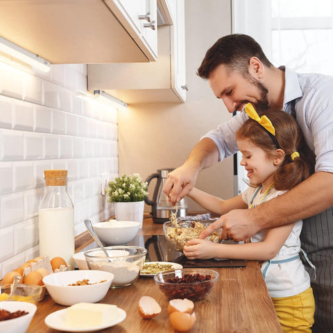 Parlat Rigel 4W LED Under-Cabinet Light 31.3cm 445lm – Slim White Kitchen Cupboard Lighting for Brighter Worktops & Task Areas