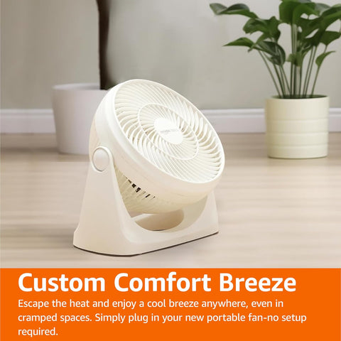 7 Inch Portable Desk Fan with 3 Speeds