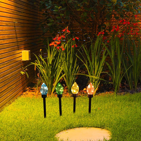 Solar Christmas Decorations Waterproof 8-Mode Ambient Lighting