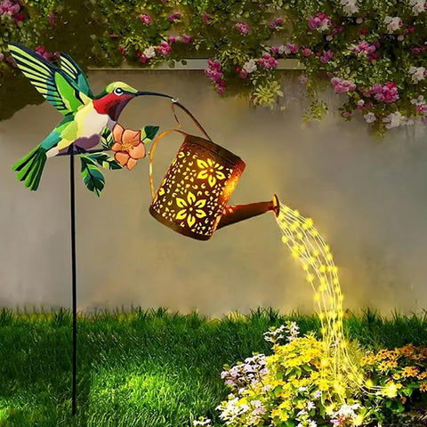 Watering Can Solar Light Solar Powered Outdoor Lighting