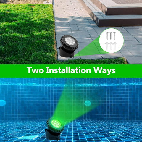 T-SUN Solar Pond Lights Set of 5 – RGB Colour Changing Submersible Underwater LED Lights, IP68 Waterproof Garden Pond Spotlights for Fountains, Waterfalls & Outdoor Landscapes