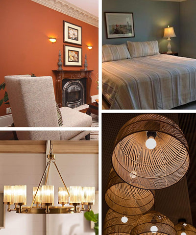 E27 LED Screw Bulb 9W 2700K Warm White Pack of 6