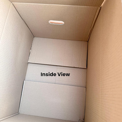 5 Double Wall Cardboard Moving House Boxes Large 58cm x 42cm x 35cm (23" x 17" x 14") Removal Packing Boxes For Moving House With Printed Room Checklist & Carry Handles | Made in Britain