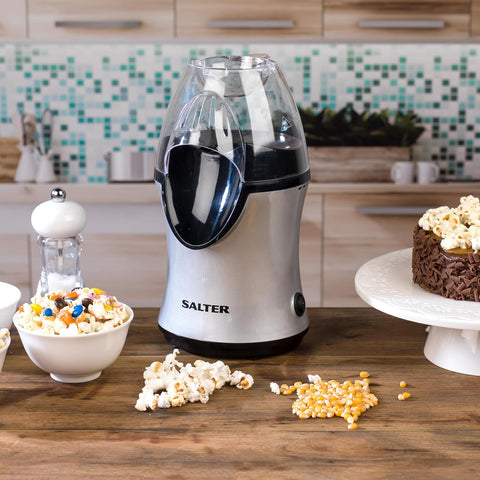 Salter EK2902 Electric Popcorn Maker – Silver 1200W