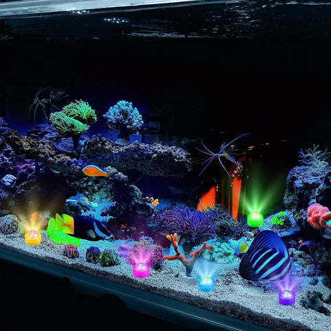 10 Pack Mini Submersible LED Lights with Remote – Waterproof Battery Powered Colour Changing Underwater Lights for Vases, Ponds, Fountains & Events