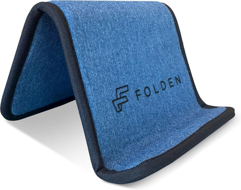 Folden Denim Airplane Phone Holder – Flexible Travel Stand