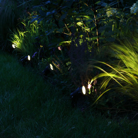 NOMA Black Connectable Outdoor Spotlights (Pack of 4 Lights)