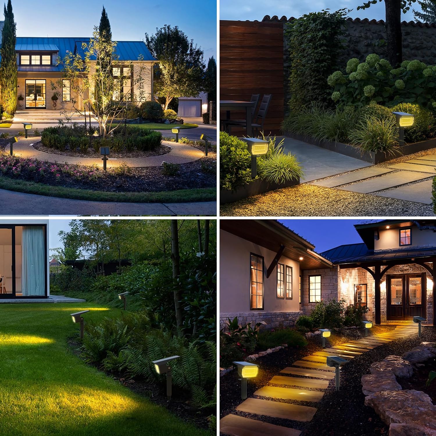 nipify Solar Lights Outdoor Waterproof, Motion Sensor Spot Landscape Light