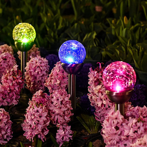 Mosaic Solar Lights Outdoor Solar Waterproof Garden Lights Easy to Install