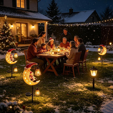 Christmas Solar Stake Light, Waterproof Pathway Lighting, Path Light