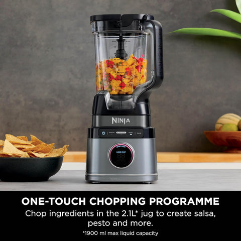Detect Power Blender Pro 1200W with 2L Jug – High-Speed Smoothie & Ice Blender for Frozen Drinks and Veg Chopping – Black