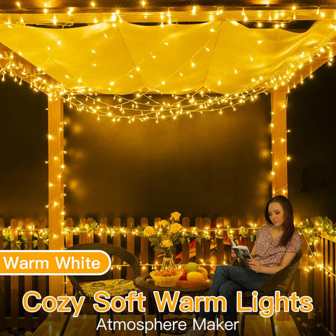 15m string lights used for Christmas tree decoration

