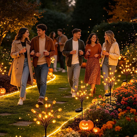 Solar Halloween Lights Outdoor Waterproof LED Pathway Lighting