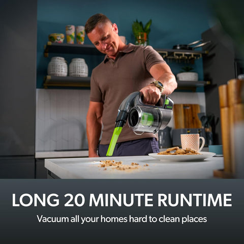 Gtech Multi MK2 Cordless Handheld Vacuum Cleaner – 22V Li-ion Battery – Powered Brush Bar