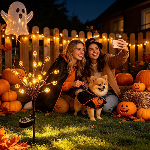 Halloween Outdoor Solar Lights Waterproof Garden LED Lighting