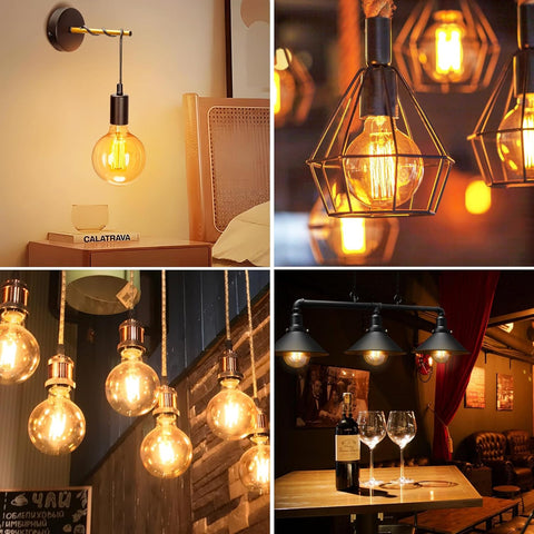 Vintage Edison E27 Dimmable Incandescent Bulb 40W G80