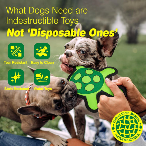 9 Pcs Indestructible Plush Squeaky Dog Toys for Small to Medium Dogs