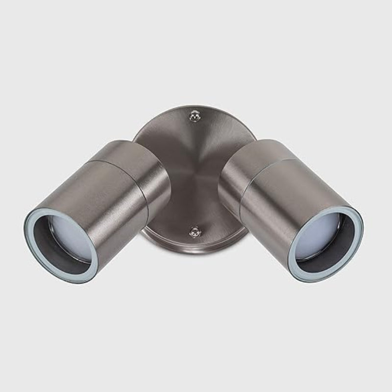 Buy Modern LED Outdoor Twin Wall Spotlight In UK - Shop Now!